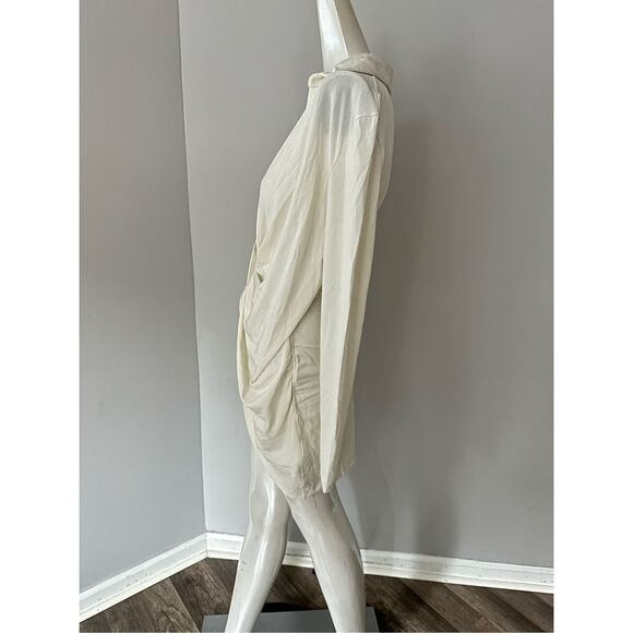 NWT Jacquemus La Robe Bahia Viscose Jersey Mini Dress Off White Medium $605 - Picture 5 of 9